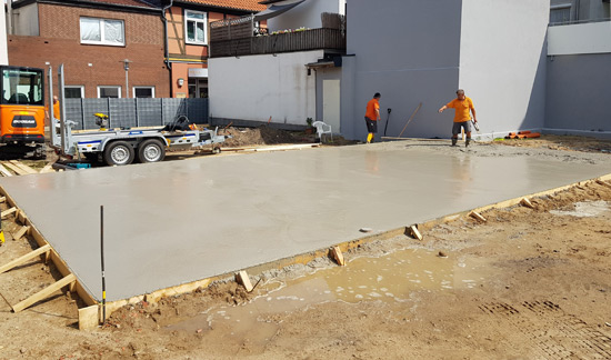Beton Bodenplatte