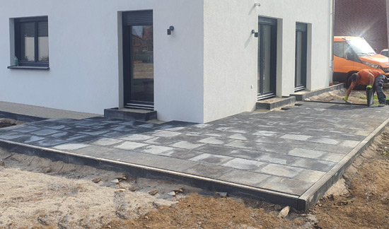 Eckterrasse